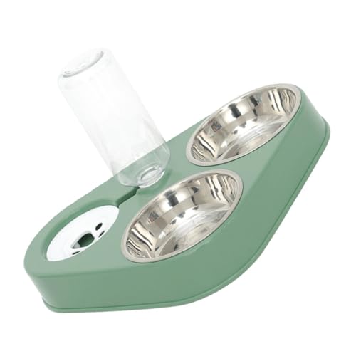 Happyyami Automatischer Pet-wasserspender-Flaschen-Feeder Mit Lebensmittelschalen Für Katzen Kleine Hunde von Happyyami