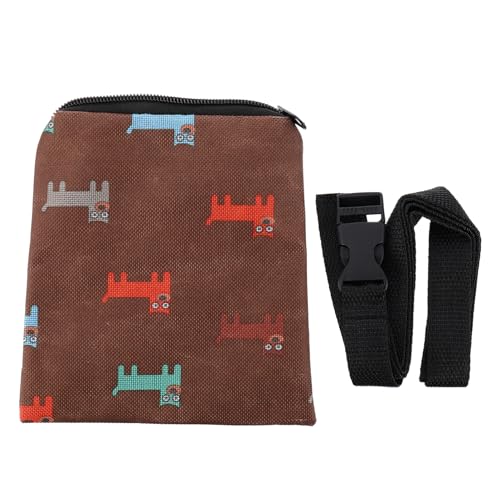 Happyyami Bauchtasche für Hundetraining Dog Treat Bag Kotbeutel Hundetaschen Hund wassernapf Behälter für Hundefutter Leckerli-Beutel Leckerli-Tasche für Haustiere Stoff (Polyester) Coffee von Happyyami