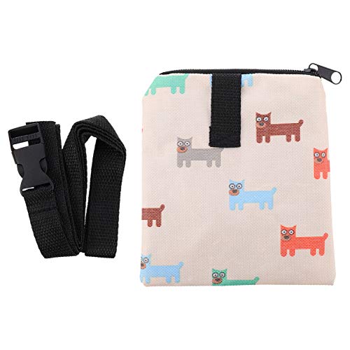 Happyyami Bauchtasche für Hundetraining Leckerlibeutel für Hunde mit Clip Leckereien für Welpen hundefutterbeutel hundezubehör Futterbeutel für Haustiere Leckerli-Tasche für Haustiere Beige von Happyyami