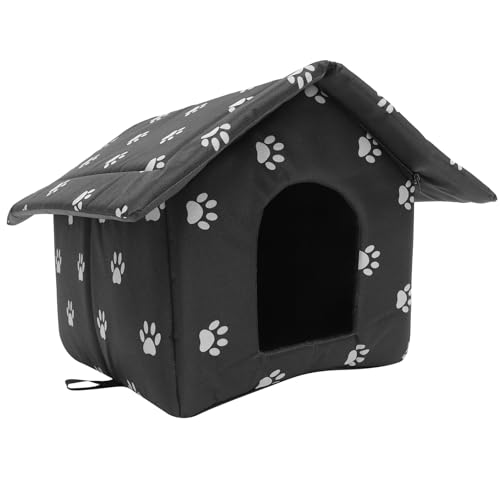 Happyyami Bequemes Welpenhaus Für Outdoor Pet Cat Dog Schlafnest Tier Tierheim Für Katzenhund von Happyyami