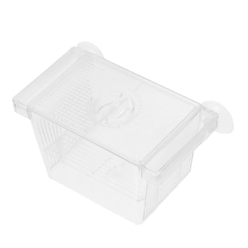 Happyyami Box Fry Box Brutkasten Fischzuchtkoffer Trenner Zuchttank Betta Aquarium Mit Trennwand Schildkröten Lebensraum Aquarium Zubehör Aquarium Kindergarten Fisch Isolationskoffer von Happyyami