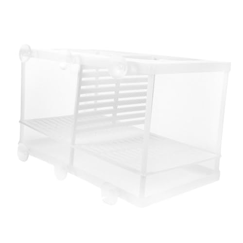 Happyyami Brutkasten Braten Aquarienfische Separator Zuchtbecken Fall Fischzucht Betta-Aquarium Mit Trennwand Aquarium Kindergarten Trennnetz Für Aquarien Aquariumzubehör Nylon von Happyyami