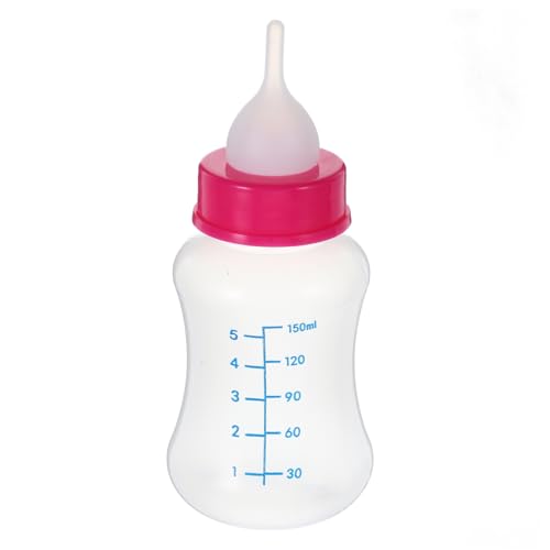 Happyyami Feeder-Welpe Milch Flasche milchkocher reinigungsbürsten Silikonflasche Milk Bottle Flasche für Kätzchennahrung welpen Schnuller Feeder-Schnuller Haustier-Babyflasche Tierpfleger von Happyyami