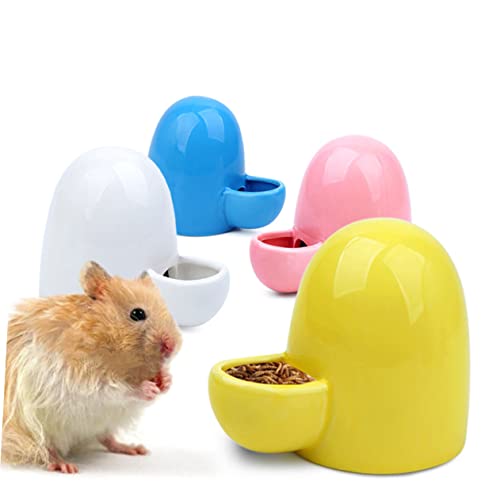 Happyyami Futterautomat Für Haustiere Wasserflasche Für Hunde Futternapf Für Hamster Wassernapf Für Haustiere Wasserspender Für Hamster Wasserflasche Für Welpen Hasenkäfige Tierfutter Yellow von Happyyami