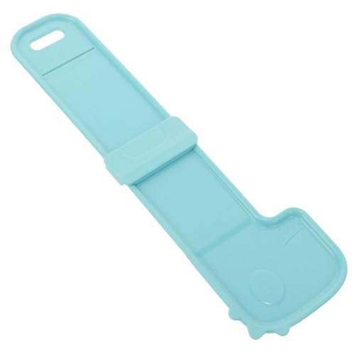 Happyyami Futterlöffel für Katzen futterkörbe bügler Katzen-Snack-Futterstation cat Spoon Katzenfutterutensilien schöne Katzenfutterpresse Outdoor-Katzenfutterpresse Plastik Sky-Blue von Happyyami