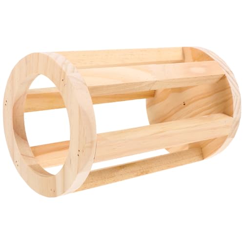 Happyyami Holz Heu Feeder Rack Meerschweinchen Feeder Bunny Feeder Haustier Käfig Spender Lagerung von Happyyami