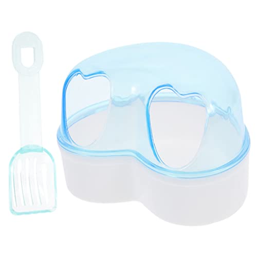 Happyyami Großer Transparenter Hamster Sandbad Behälter Mit Zufälliger öffelfarbe Ideales Hamster Badezimmer Für Kleine Haustiere Sandbad Box Für Optimale Fellpflege Und Hygiene von Happyyami