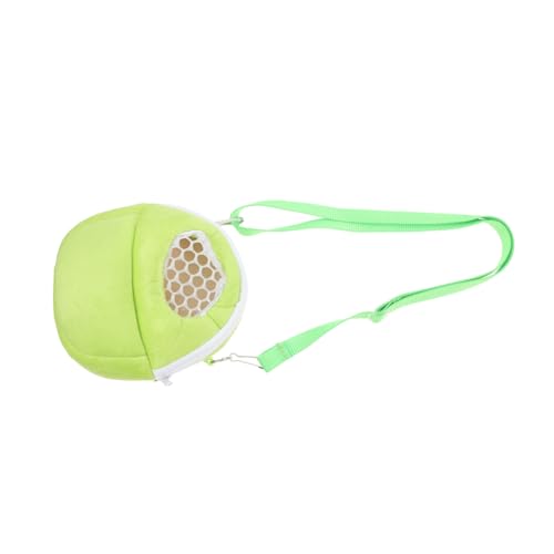 Happyyami Hamster Baumwollnest Hamstertasche Hamster-tüte Zum Mitnehmen Kleben Von Zuckergleiterbeuteln Haustierbedarf Tragetasche Für Kleintiere Tragbare Rattentasche Samt Light Green von Happyyami