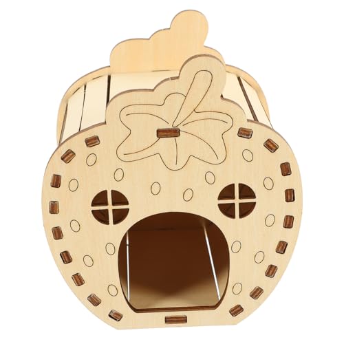 Happyyami Hamster Häuser Holz Log Leiter Pet Supply Training Ausübung Spielzeug Sicher Holz Nest von Happyyami