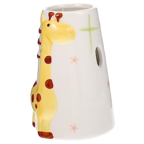 Happyyami Hamster-Keramik-Wasserflasche Wasserstand für Hamster Hamsterflaschenständer Hamster Wasserflaschenhalter Keramik Wasserflasche für Hamster Wasserflaschenbasis für Haustierkäfige von Happyyami