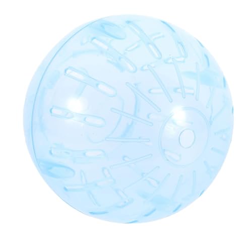 Happyyami Hamster Laufball Hamster-aktivitätsball Sportball Aus Kunststoff Ruhiger Hamsterball Gymnastikbälle Für Käfigratten Chinchilla Laufbälle Einsiedlerkrebs Spielzeug Abs Sky-Blue von Happyyami