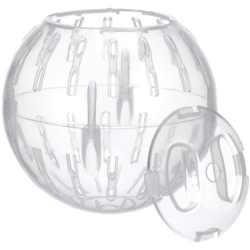 Happyyami Hamster Laufball Transparent Exercise Ball Für Kleintiere Durchmesser Für Hamster Und Andere Nager Fördert Bewegung Und Spielspaß von Happyyami