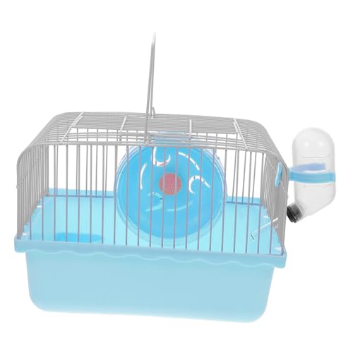 Happyyami Reise-hamsterkäfig Aus Stabilem Abs-Material Viel Platz Leicht Zu Tragender Griff für Hamster Chinchillas und Vögel von Happyyami