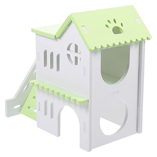 Happyyami Hamsterbett Hängematten Für Haustierratten Hamsterhäuser Heu Schildkröte Hamsterversteck Vogelhaus Für Wellensittiche Frettchen Verstecke Hamsterhaus PVC Colorful von Happyyami