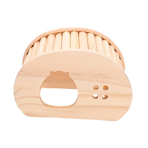 Happyyami Hamsterhaus Hamster Zubehör Hamster Cage Hamster treppe Hamster Accessories Hamstertreppenversteck Chinchilla-Treppenversteck Haustierkäfig Hamsterversteck hölzern von Happyyami