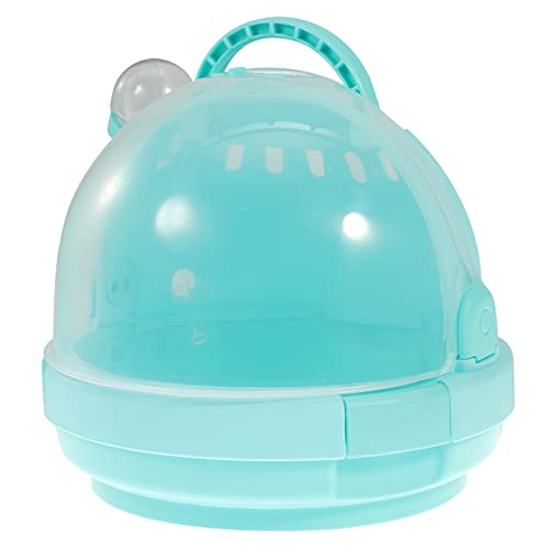 Happyyami Hamsterkäfig Zum Mitnehmen Tierkäfig Meerschweinchenhalter Kleiner Haustierträger Reise Hamsterkoffer Hamster-reisetransporter Hamsterbehälter Reisebehälter Light Green Plastik von Happyyami