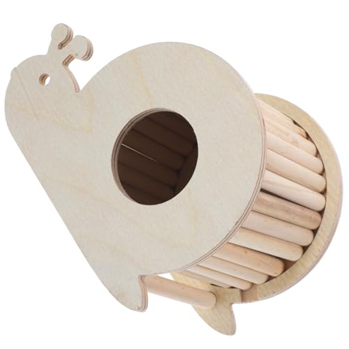 Happyyami Hamster Shelter Holz Haustier Übung Spielzeug Hideout Lebensraum Pet Supply von Happyyami