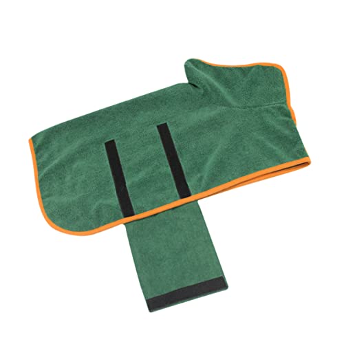 Happyyami Haustier Bademantel Haustierzubehör Hund Badetuch Kühlmatte Für Hunde Mini-dackel-Kleidung Hundehandtücher Zum Trocknen Von Hunden Kühldecke Für Hunde Chenille Hundedusche Green von Happyyami