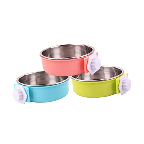 Happyyami Haustier Futter Käfig Hängende Schüssel Filter Für Katzenbrunnen Hund Wassernapf Futterspender Haustiernapf Hundefuttermatte Käfige Hundematte Polypropylenharz Rosa von Happyyami