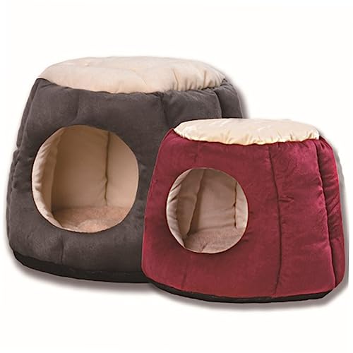 Happyyami Haustier Höhle Kühlmatte für Hunde großes Hundebett Hundehütte Haustier bettwäsche hundebett groß haustierbett pet Bed Haustierwärme katzenkörbe Haustier warmes Hundezelt von Happyyami