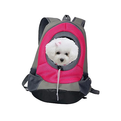 Happyyami Haustier Hund Tasche hundekotbeutel pet Backpack hundetaschen Dog cage hundetragetasche Dog travel Bag Haustier Hund Fronttasche Katze Fronttasche Transportbox für Haustiere Rosy von Happyyami