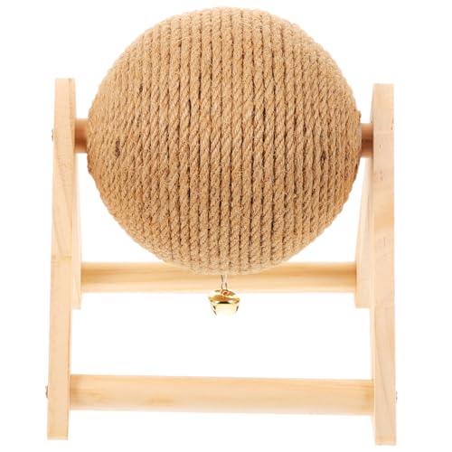 Happyyami Haustier Klauenspielzeug Krallenmaschine Spielzeug Boden Katzenkratzer Ständer Welpenkratzer Ball Katzenkratzer Für Den Innenbereich Katzenbaum Kratzbaum von Happyyami