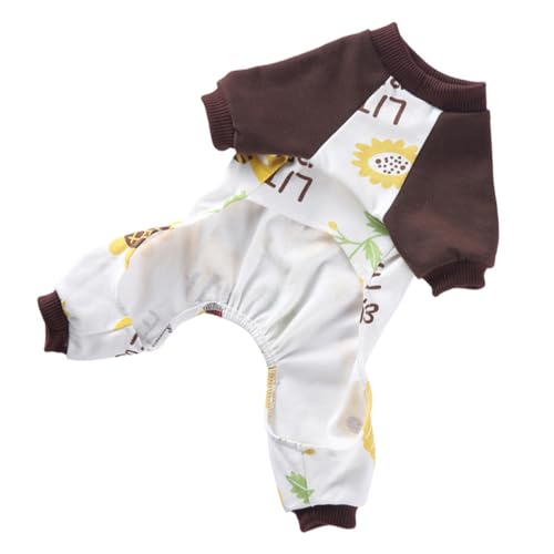 Happyyami Haustier-Pyjama Hunde-Pyjama Hundeshampoo Regenmantel Regenjacke Katzen-Overalls Für Tragezubehör Für Haustiere Bausatz Hundeleine Haustierbedarf Hundespielzeug Polyester von Happyyami