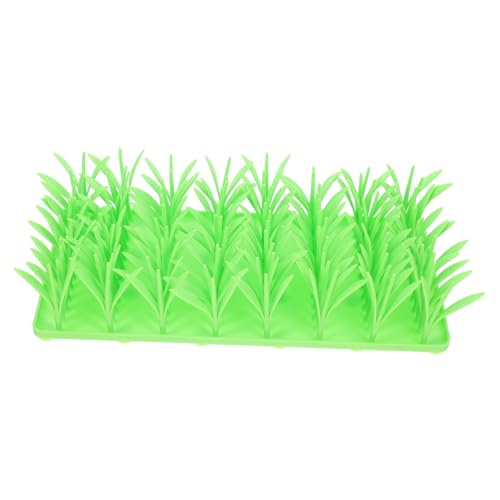 Happyyami Haustier-Slow-Food-Matte Welpen Warme Decke Welpendecke Welpenbedarf Fütterungsmatte Für Welpen Leckerlimatte Aus Silikon Für Katzen Grasmatte Silikonkatze Light Green Kieselgel von Happyyami