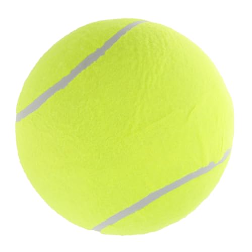 Happyyami Haustier Tennisball Riesenball Spielzeug Großer Aufblasbarer Tennisball Aufblasbarer Ball Riesen Tennisball Haustier Beißball Tennisbälle Ballspielzeug Ball Zum Spielen von Happyyami