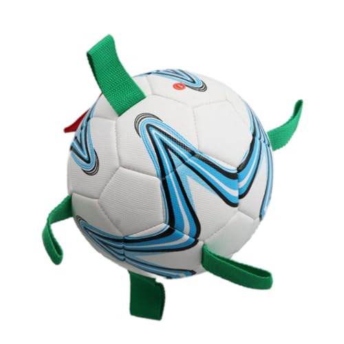 Happyyami Haustier-fußball Welpe Hundeball Hunde-Rugby Heimtierbedarf Blue TPU von Happyyami