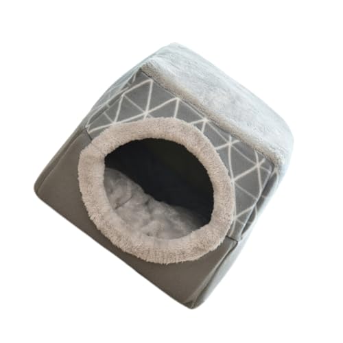 Happyyami Haustier-schlafbett Faltbares Haustierbett Katze Heizkissen Katzensofa Haustier Warmes Hundekisten-Pads Kätzchenbett Beheiztes Hundebett Katzenhausbett von Happyyami