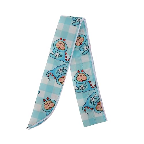 Happyyami Haustierhalsband Kühllätzchen Für Haustiere Kleine Hundehalsbänder Für Hündinnen Welpe Cooles Bandana Sommerschals Kleines Hundehalsband Haustier Halstuch Kühlung Blue Polyester von Happyyami