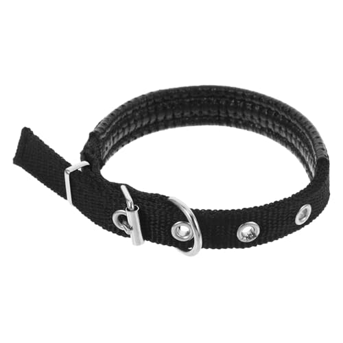 Happyyami Verstellbares Haustierhalsband für und Hunde Polyesterhalsband Schaumstoffpolsterung Stabile Schnalle Aus Metalllegierung Dekoratives für Partys Im Freien von Happyyami