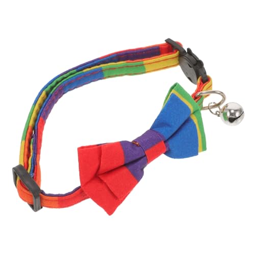 Happyyami Haustierhalsband seidenband Ribbon katzenhalsband Schleife easykittie Hunde Halstuch verstellbares Katzenhalsband verstellbares Welpenhalsband Katzenhalsbänder Stoff Colorful von Happyyami