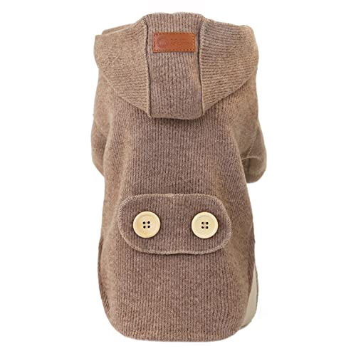 Happyyami Haustierkleidung Windeln Kleiner großer Hund Hunderegenmäntel für kleine Hunde Leckerlis für Hunde Vlies hundemantel Dog Raincoat Haustierjacke Welpen Pullover Haustierbedarf Garn von Happyyami