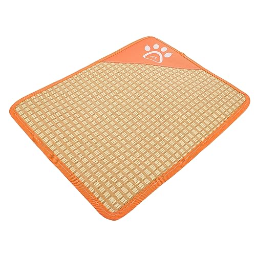 Happyyami Haustiermatte Hundebett kühlpads Sommer Hundekühlmatte kühlendes katzenbett Schlafkissen Zwinger Kühlkissen für Hunde Kühlkissen für Haustiere im Sommer Cool Haustierzubehör Boden von Happyyami