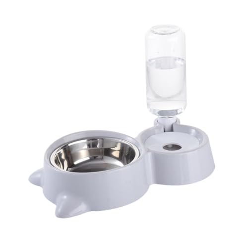 Happyyami Katzennapf Wasserspender für Hunde Wasserspender für Haustiere Hundenäpfe Katzennäpfe Hundefutter Haustiernapf Automatischer Trinkbrunnen Futterautomat von Happyyami