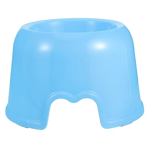 Happyyami Haustiernapf plastikschalen plastikschüsseln pet Supplies cat Bowl hundekot Hündchenschüsseln Kätzchennäpfe Futternäpfe für Reisen Hundefutter Futternapf für Haustiere Sky-Blue von Happyyami