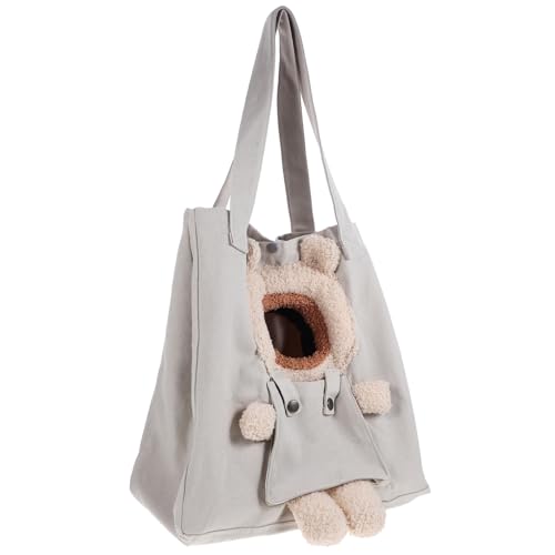 Happyyami Hunde-Tragetasche Aus Segeltuch Kleine Tragetasche Für Katzen Schultertasche Die Einkaufstasche Kleine Hundetragetasche Katzentransporter Tragetasche Für Haustiere Katzentrage Groß von Happyyami