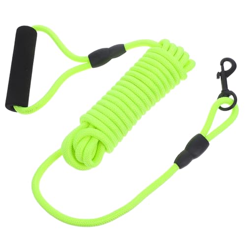 Happyyami Hundeleine für den Außenbereich hundezubehör Sichere Hundeleine Nylon-Hundeleine, Laufleine Hundeleine läuft Nylon-Haustierleine mit Griff Leine für das Welpentraining Light Green von Happyyami