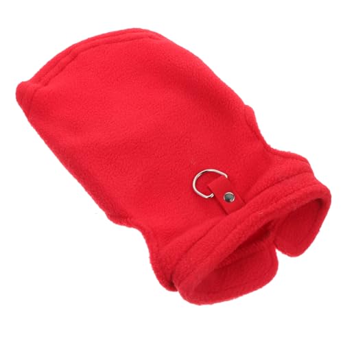 Happyyami Hundepullover Warme Haustierkleidung Winterkleidung Für Hunde Hunde-Fleeceweste Mit D-Ring Haustier Hund Weste Thermische Welpenweste Haustier-kostüm-Requisite Polarfleece von Happyyami