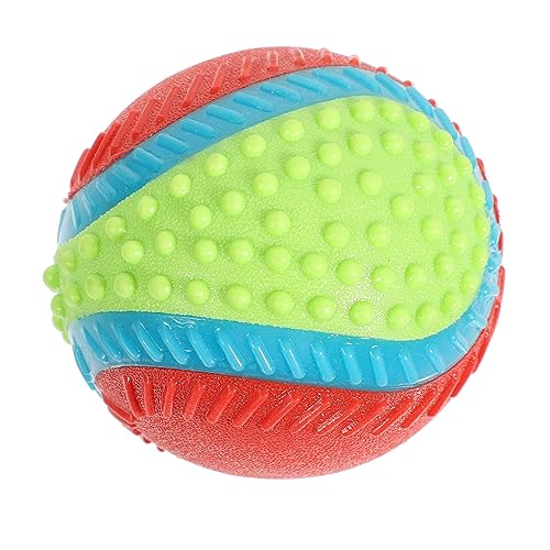 Happyyami Hundespielzeug Trainingsball Für Hunde Hund Wirft Tennisball Für Hunde Welpenspielzeug Hund Wirft Ball Für Mittelgroße Hunde Trainingsbälle Für Hunde Gummi von Happyyami