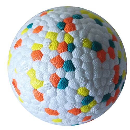 Happyyami Hundespielzeugball Hund Zahnen quietschend Hunde-Puzzle- Hündchen Hundebiss Interactive Dog Toys Dog chew Toy Kauspielzeug für Hunde Interaktives für Hunde e-TPU von Happyyami