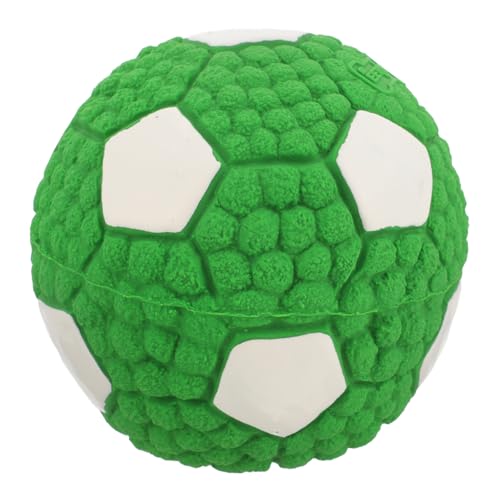 Happyyami Hundespielzeugball Plüschspielzeug für Hunde quietschend Hund quietscht Kauball für Hunde knete chew Toy Kauspielzeug Hundespielzeug für kleine Hunde Gummi Light Green von Happyyami