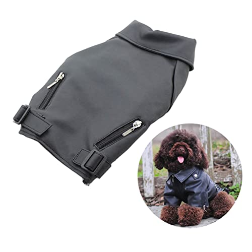 Happyyami Hundeweste hundemantel Dog Raincoat Mantel für Hunde hundemäntelchen hundebekleidung Welpenjacke mit Reißverschluss Hundekostüme Hundebetten Haustierbekleidung Hund wintermantel von Happyyami