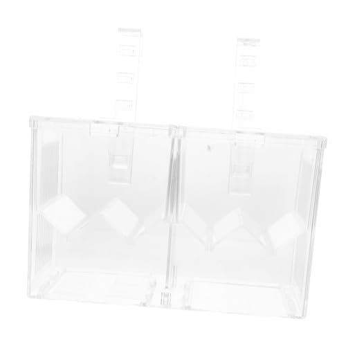 Happyyami Isolationsbox Für Aquarien Tank Käfig Aquarium Fisch Netz Züchten Panzer Futterspender Brutinkubator Für Aquarien Brutinkubatoren Für Aquarien Zuchtbehälter Acryl Transparent von Happyyami