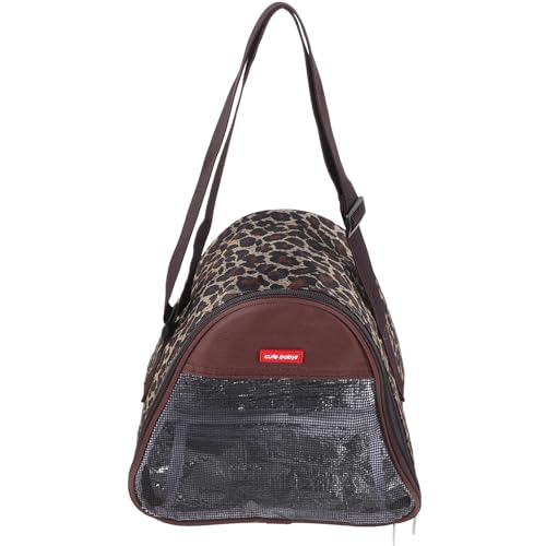 Happyyami Kaninchenträger Katzentragerucksäcke Rucksackträger für Katzen Tasche für gehende Katze Welpe Käfig Hund mesh Bag netzsäcke Haustiertasche Transportbox für Katze Coffee von Happyyami