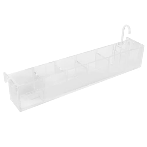 Happyyami Kasten Filter für Fischbecken Aquarium wasseraufbereiter Aquarium wasserklärer Aquarium Wasserfilterbox Aquariumzubehör kabellos Tank Filterwerkzeug für Aquarien Acryl Transparent von Happyyami