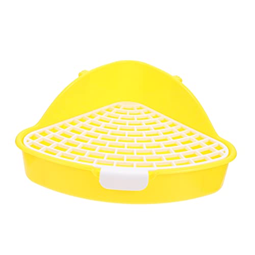 Happyyami Kasten Kaninchentoilette Hamster klo kaninchenklo Spielzeug für draußen kleines Haustier Spielzeug für Kleinkinder Babyzubehör Haustier Schublade Töpfchen Haustier-PIPI-Toilette von Happyyami