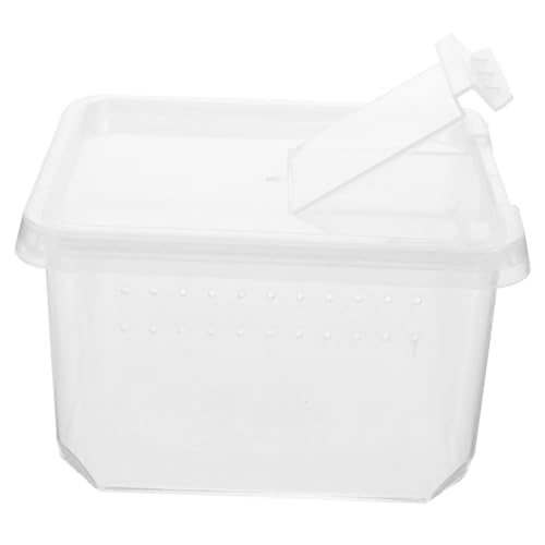 Happyyami Kasten Kletterbox für Haustiere Fressgehege Futterbehälter für Vogelspinne Frosch glasbehälter glasgefäß gehäuse Inkubator für Insekten kleine Futtertonne Plastik Transparent Happyyami Kasten Kletterbox für Haustiere Fressgehege Futterbehälter für Vogelspinne Frosch glasbehälter glasgefäß gehäuse Inkubator für Insekten kleine Futtertonne Plastik Transparent von Happyyami